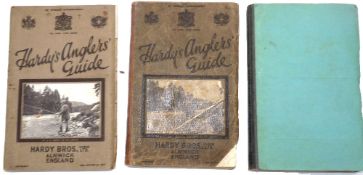 CATALOGUES: (3) Three Hardy Angler's Guides ,1927, stepped index, generally clean, 1927 with clipped