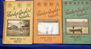 HARDY ANGLERS GUIDES: Three Hardy Anglers' Guides 1931, 1934 and 1937, illustrated, original covers.