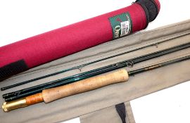 ROD: Orvis Trident 10' 4 piece graphite travel fly rod, line rate 7, mid flex, large diameter