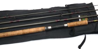 ROD: Daiwa Whisker Spinning 10' 4 piece travel rod, casting weight 10-60grams, lined guides, whipped