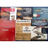 COLLECTORS BOOKS: (6) Six USA fishing lure collectors books, Murphy & Edmisten -signed- "Fishing