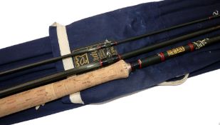 ROD: Hardy Graphite Salmon Fly Rod 13'9" 3 piece, line rate 9, grey blank, rings whipped black,