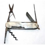 ANGLER'S KNIFE: Hardy No.4 Angler's Knife, c/w full set of blades, disgorgers, scissors and