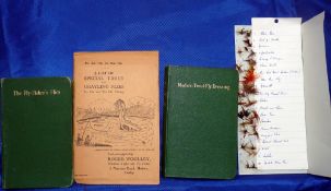 BOOKS: (3) & FLIES: Collection of Woolley, R books and flies, "The Fly-Fishers Flies" 3rd ed 1950,