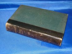 Francis, Francis - "A Book On Angling" 1st ed 1867, 5 hand coloured plates, green leather binding.