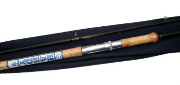 ROD: Hardy Favourite Graphite Spinning rod, 1 1/2oz, 11' 2 piece grey graphite blank, purple whipped