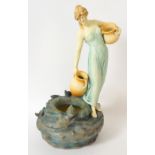 THEODORE SCHOOP ART NOUVEAU FIGURE OF TH