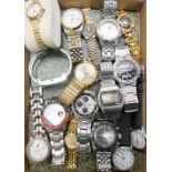 COLLECTION OF VARIOUS WRISTWATCHES including Seiko, Lorus and Tissot, quartz noted,