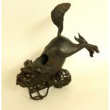 CHINESE BRONZE DOG OF FO ZUN