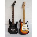 TWO ELECTRIC GUITARS