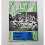 CELTIC FOOTBALL CLUB OFFICIAL PROGRAMME