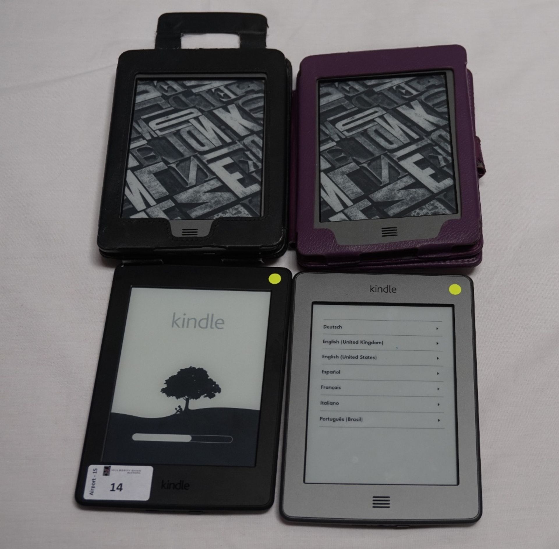 FOUR KINDLE DEVICES