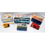 SELECTION OF BOXED VINTAGE DINKY TOYS including a Blaw Knox Bulldozer, a 971 Coles mobile crane,