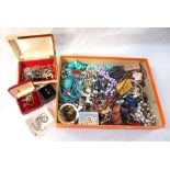 LOT OF COSTUME JEWELLERY