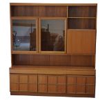 MCINTOSH & CO TEAK RETRO DISPLAY CABINET