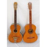 TWO VINTAGE ACOUSTIC GUITARS 'Leif Hansson - Oslo' Tenor model, with spare strings, plectrum,