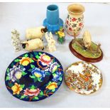 MIXED LOT OF CERAMICS including a Royal Doulton Mystic Bunnykins,