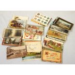 COLLECTION OF EARLY 20th CENTURY POSTCARDS includes towns and cities, humour, scenic views,