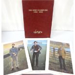 'THE OPEN CHAMPIONS 1860-1886' a set of twelve signed limited edition colour prints by Hugh Taylor