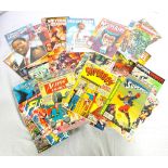 SELECTION OF COMICS 1960's to present, including Marvel and DC, featuring the Hulk, Batman,