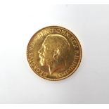 GEORGE V GOLD SOVEREIGN COIN dated 1913