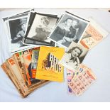 CINEMA INTEREST includes 1940's 'Picture Show' and 1950's 'Picturegoer' magazines,