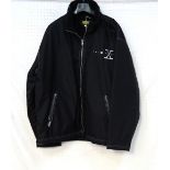 OFFICIAL X FILES FILM CREW JACKET in black with two zipped pockets and the logo to the chest and