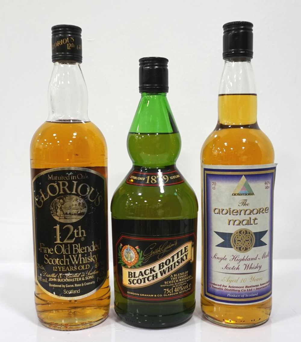 SELECTION OF BLENDED AND MALT WHISKY comprising: GLORIOUS 12TH FINE OLD BLENDED SCOTCH WHISKY.