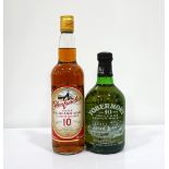 GLENFARCLAS & TOBERMORY A pair of single malt scotch whiskies.