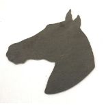 HORSE HEAD SLATE CHEESE BOARD BY SLATED the natural slate board cut into the shape of a horse's