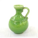 'WEMYSS' GREEN GLAZED VASE