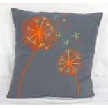 HAND MADE EMBROIDERED CUSHION BY JANICE