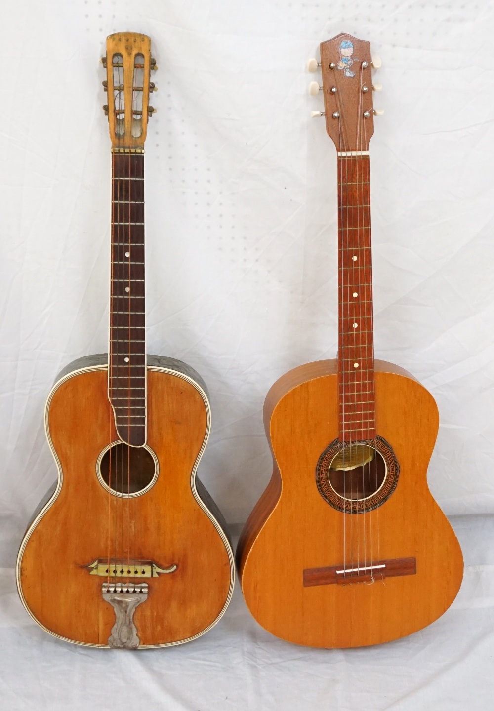 TWO VINTAGE ACOUSTIC GUITARS