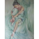 VEIL CONTINENTAL SCHOOL 20TH CENTURY
Study of a Ballerina
Oil on Canvas
58cm x 49cm