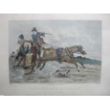 W W MORRISON COACHING PRINTS inscribed "Drogheda to Dundalk" and "Donnybrook to Dublin" coloured