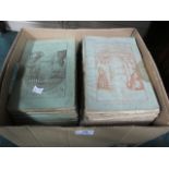 A BOXED LOT OF MAGAZINES Irish Saints by Reverend John O'Hanlon printed by dollared Dublin