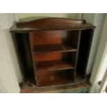 A MAHOGANY CD CABINET