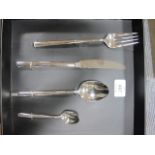 ROYAL DOULTON 24 PIECE CUTLERY SET comprising six knifes, six forks,