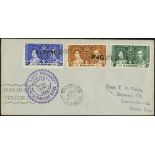 Bahamas. 1937 Coronation collection with mint blocks, SPECIMEN set (and a faked set), three covers