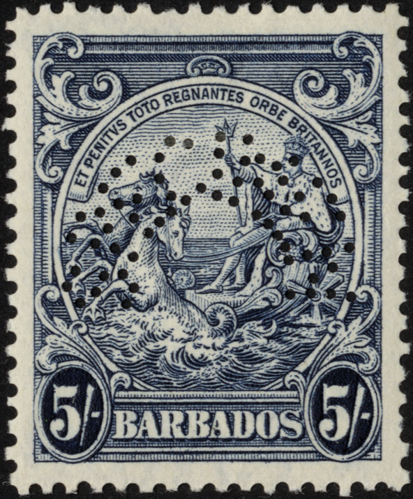 Barbados. 1938-46 set of sixteen perforated SPECIMEN Type D20 or D21, mint, fine except 1d green - Image 2 of 2