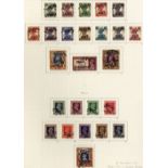 Collections and Miscellaneous. 1939-49 used collection on Philatelic leaves of Muscat (25),