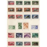 Collections and Miscellaneous. 1937-52 used collection of British Europe on Philatelic leaves with