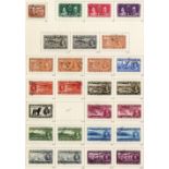 Collections and Miscellaneous. 1937-52 used collection of BNA/Atlantic on Philatelic leaves with