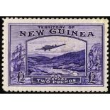 New Guinea. 1935 £2 bright violet lightly-hinged mint, faint toning on reverse, Kessler guarantee.