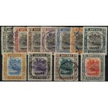 Brunei. 1907 set of eleven, used, mainly fine. SG 23-33 (£300)