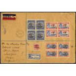 Bahamas. 1942 Landfall cover (24 x 16.5cm) from the Belmont School correspondence bearing 2d, 4d