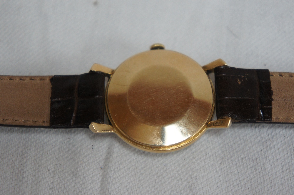 Longines 18ct gold 1960s gent's wristwatch with separate seconds dial - Image 3 of 9