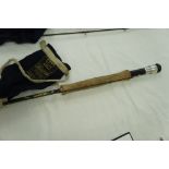 Hardy Graphite 9 ft. / 275cm two piece rod with canvas case