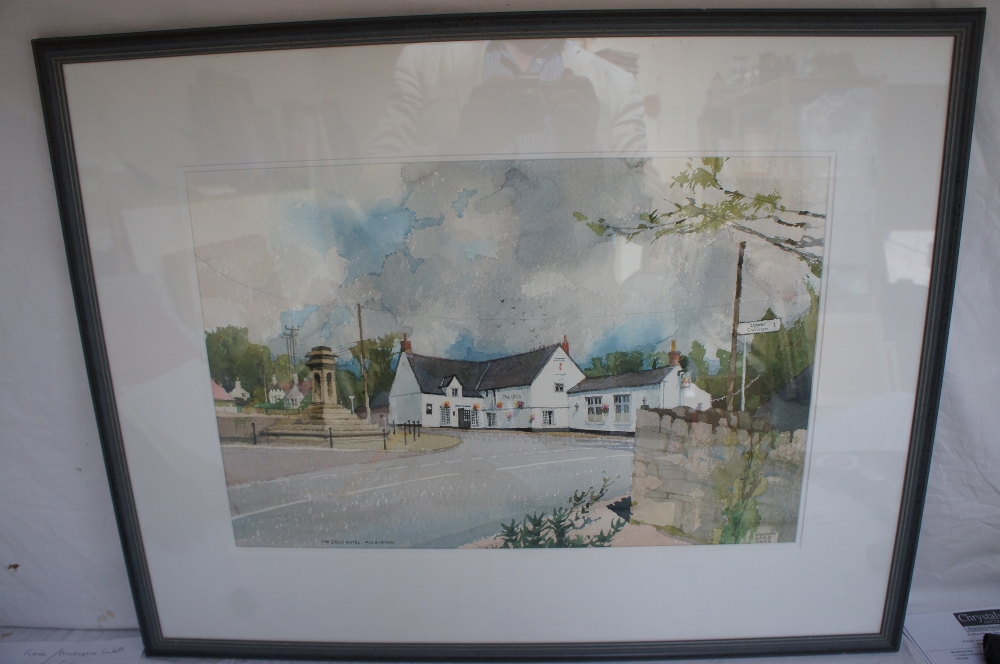 Norman Sayle R.I., The Cross Hotel, Aylburton, Watercolour, Signed and dated 2000, 15 x 22 ins. - Image 5 of 5