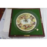 F.H. Ayres Ltd. makers of the game "Sandown" in a mahogany case with spinning wheel and horses